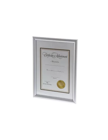 Kehys A4 Diplomi hopea