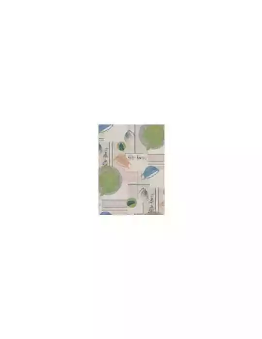 Vahakangas Nese 120 cm vihreät astiat vaalea pohja