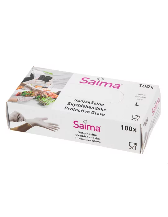 Suojakäsine 100 kpl L Saima