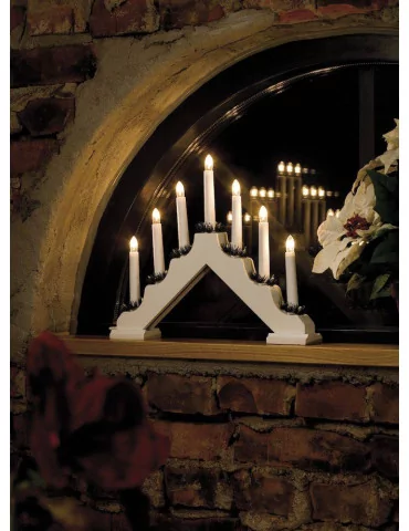 Kynttelikkö valkoinen Konstsmide 2