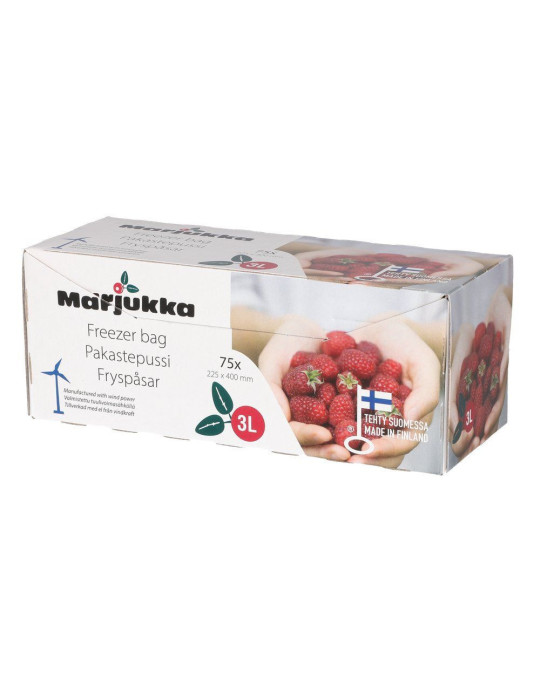 Pakastepussi 3 litraa, 75 kpl Marjukka