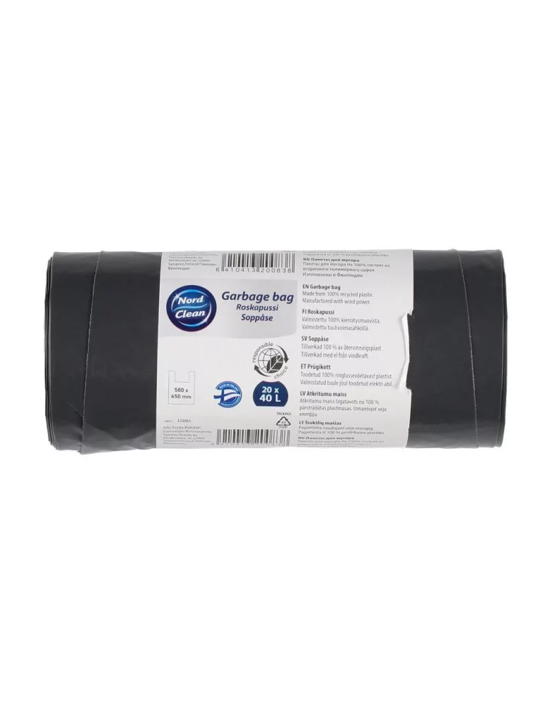 Roskapussi 40 l/20 kpl