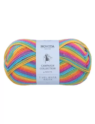 7 veljestä Raita 100 g sateenkaari 980