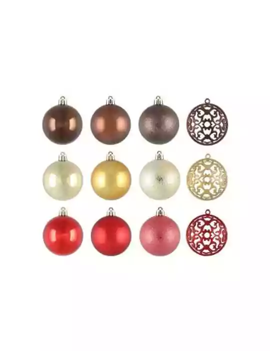 Kuusenpallo 6 cm 12 kpl mix Winteria