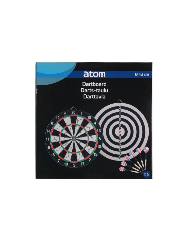 Tikkataulu Darts setti Atom