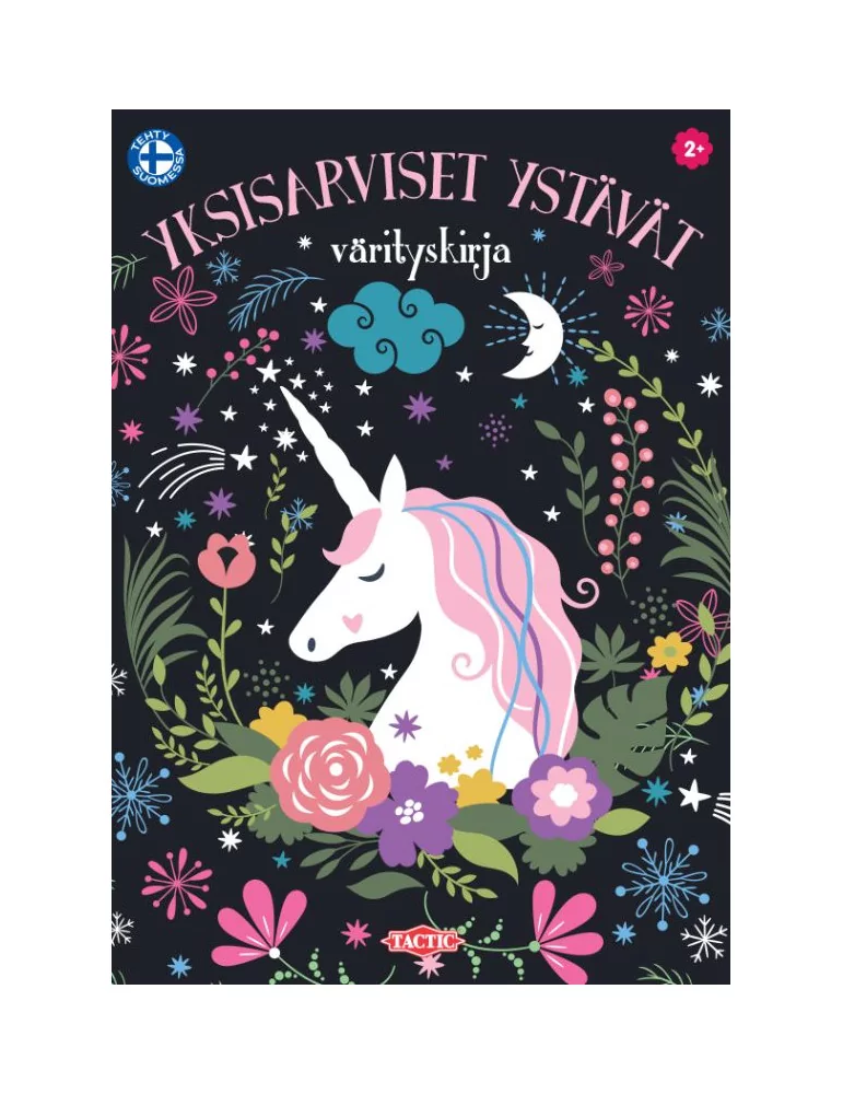 Yksisarviset ystävät värityskirja